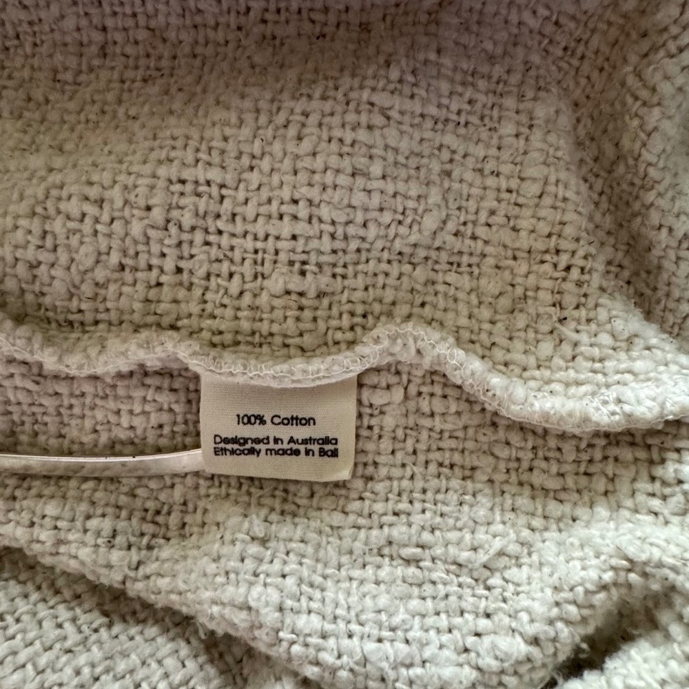 NOMAD The Label Bloom Cotton Shrug - Ecru - S/M - Picture 4 of 5